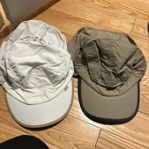 REI kids sun hats neck protection khaki 7-14 years, white one size